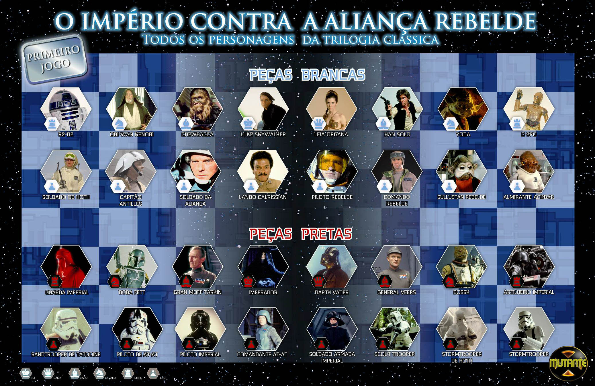 Xadrez Star Wars 004 - Soldado da Aliança (Peão)
